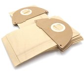 Vhbw 10x bolsa compatible con kärcher k2301, k4000plus, k4000te, s 4125, s 5125, s4125dry15, s5125aqua15 aspiradora - papel, marrón