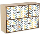 Caja-joyero versa erin 11 x 32 x 32 cm madera mdf