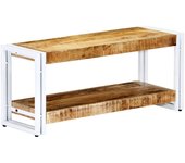 Mueble para tv | mueble de salón | mesa de tv de madera maciza de mango 90x30x40 cm cfw18690