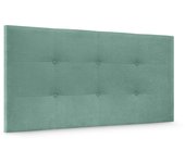 Dhome cabecero de tela aqualine capitoné 105x60cm camas 105 - verde agua