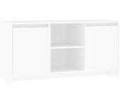 Mueble tv blanco aglomerado 102x37,5x52,5 cm