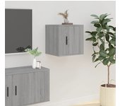Mueble para tv de pared | mueble de salón | mesa de tv gris sonoma 40x34,5x40 cm cfw93526