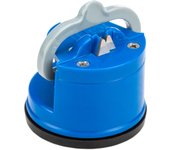 Afilador azul de cuchillos con ventosa