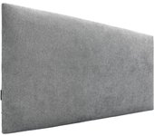 Dhome cabecero de tela aqualine liso 110x50cm camas 105 - gris