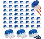 Kit de conectores de cables para cortacésped robótico, 40 conectores rellenos de gel para extender o reparar cables de cortacésped robótico