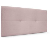 Dhome cabecero de tela aqualine con botones 110x50cm camas 105 - salmón