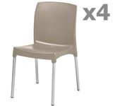 Silla para terraza tortola - lote 4 uds