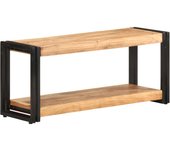 Mueble para tv | mueble de salón | mesa de tv de madera maciza de acacia 90x30x40 cm cfw66026