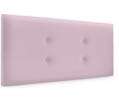 Dhome cabecero de polipiel con 2 hileras de botones 105x50cm camas 105 - rosa