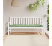 Cojín para banco de jardín estampado de hojas 180x50x7 cm