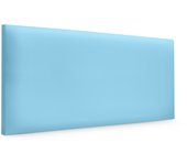 Dhome cabecero de polipiel liso 105x50cm camas 105 - celeste