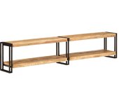 Mueble de tv | mueble de salón | mesa de tv madera maciza de mango 200x30x40 cm cfw87882