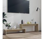 Mueble para tv | mueble de salón | mesa de tv madera contrachapada roble sonoma 180x30x43 cm cfw41896
