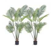 Vevor palmera artificial catechu areca, 1,52 m, resistente al agua