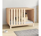 Caseta para perros | perrera madera maciza de pino 100x70x72 cm cfw430316