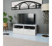 Mueble para televisión madera de ingeniería blanco 95x35x36 cm cfw13027