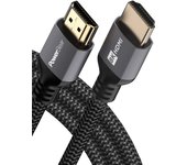 Powerbear cable hdmi 2.1 8k de 1.8m | cable trenzado de 48gbps de ultra alta velocidad, resolución de 4k@120hz a 144hz, 8k@60hz, earc, dynamic hdr10