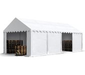 Carpa almacén 4x8 m, pvc 700 blanco