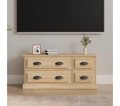 Mueble para tv | mueble de salón | mesa de tv madera contrachapada roble sonoma 100x35,5x45 cm cfw62264