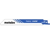 Metabo 628260000 blister de 5 hojas de sierra de sable chapas prof triscado fresado bim 150x1,25 mm