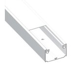 Canaleta 1 tapa blanca u23x 70x130mm