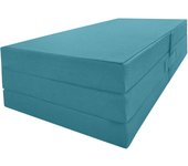 Colchón plegable turquesa 150*190 colchón camper colchón suelo, colchón furgonetas camper, cama invitados, camión, caravana, camping etc