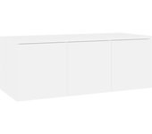 Mueble tv blanco aglomerado 80x34x30 cm