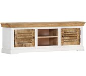 Mueble tv 118 x 30 x 40 cm madera maciza de mango