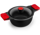 Bra infinity - cacerola alta 32 cm con tapa y asas. apto inducción y horno