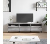 Mueble para tv | mueble de salón | mesa de tv madera contrachapada gris sonoma 150x30x44,5 cm cfw77825