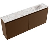 Mondiaz ture-dlux 120cm mueble fondo reducido rust. eden lavabo posición derecho glace. 1 orificio.