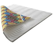 Topper sobrecolchón viscoelástica tourmalina 4d 90x190 cm ecode