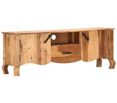 Mueble para tv | mueble de salón | mesa de tv de madera maciza de sheesham 115x30x42 cm cfw34315
