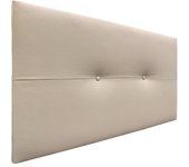 Dhome cabecero de polipiel con botones 105x50cm camas 105 - beige