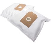 Vhbw 10x bolsa aspiradora compatible con bosch arriva bsg1400-bsg1500 aspiradora - vellón micro, tipo k, 28 cm x 19 cm, blanco