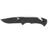 Navaja plegable inox negra 20,3 cm cat 106310