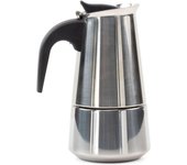 Cafetera acero inoxidable 4 tazas