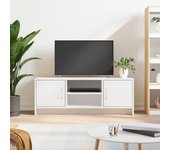 Mueble de tv | mueble de salón | mesa de tv madera de ingeniería blanco 102x30x37,5 cm cfw70354