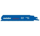 Metabo 628257000 blister de 5 hojas de sierra de sable chapas prof tubos perfiles trisc. fresado corte recto bim 150x1,1 mm