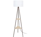 Farola tosel cardiff tela estante castaño d40 x h155 cm