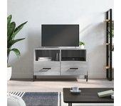 Mueble de tv | mueble de salón | mesa de tv madera de ingeniería gris sonoma 80x36x50 cm cfw15015