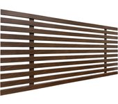Dhome cabecero de madera reciclada dm estilo japones 105x46cm camas 105 - nogal madera