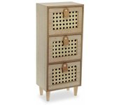 Caja-joyero versa marrón (10 x 34 x 14 cm)
