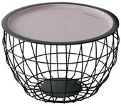 Mesa cesta erade negra - mediano