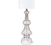 Farola tosel pagoda tela columna castaño d60 x h170 cm