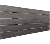 Dhome cabecero de madera reciclada dm estilo palet horizontal 110x46cm camas 105 - ceniza madera