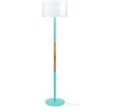 Farola tosel tandem1m tela vertical verde natural d35 x h155 cm