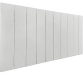 Dhome cabecero de madera reciclada dm estilo palet vertical 110x46 camas 105 - blanco sólido