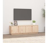Mueble de tv | mueble de salón | mesa de tv de madera maciza de pino 140x40x40 cm cfw62304