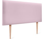 Dhome cabecero de polipiel liso 95x105cm con patas camas 90 - rosa